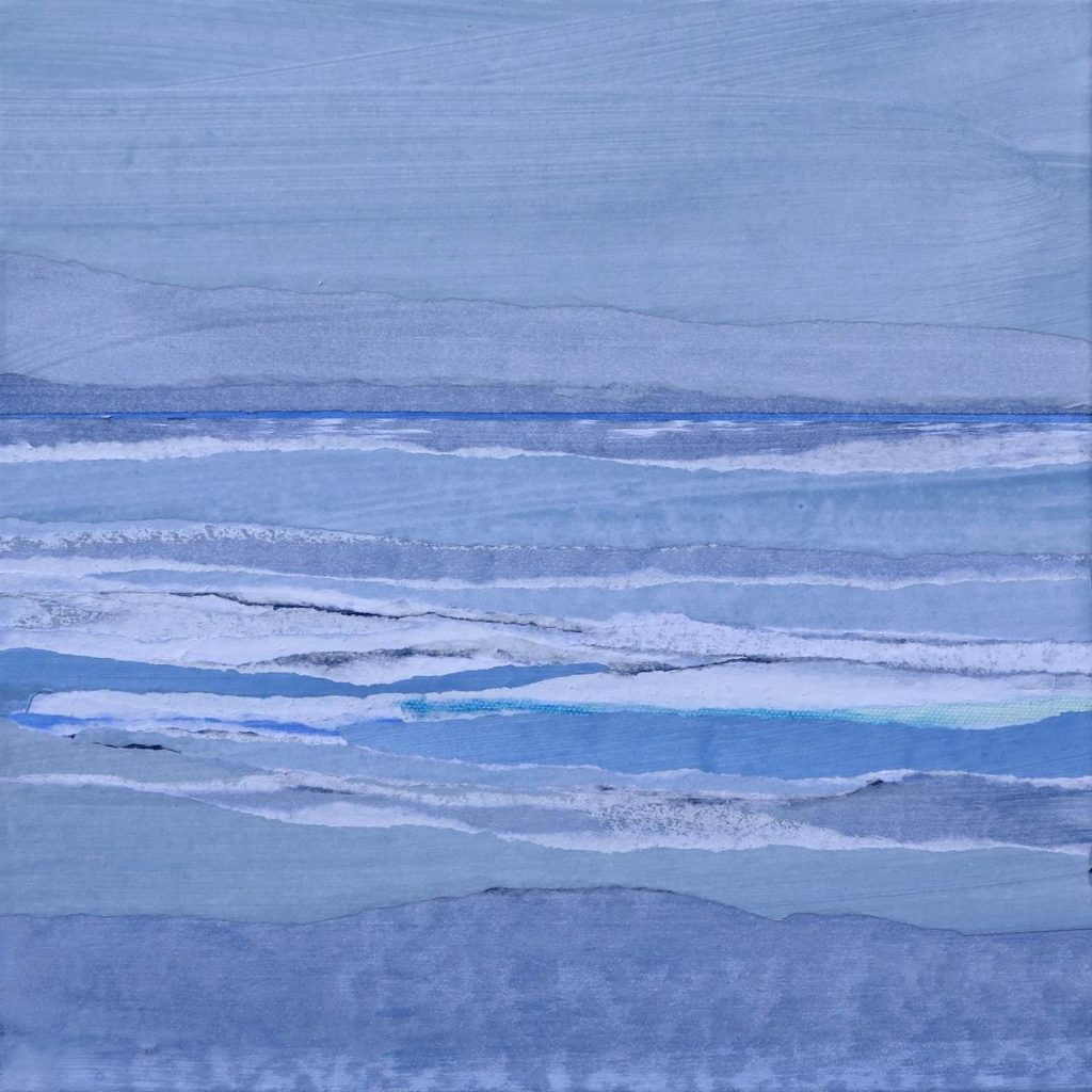 Seascape #12 collage 12x12 (inch)